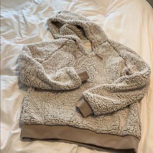 NWOT Fleece Hooded Pullover Sweatshirt